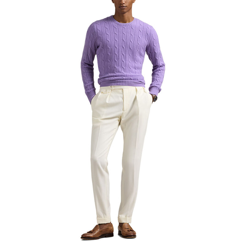Polo Ralph Lauren The Iconic Cable-Knit Cashmere Sweater image number 3